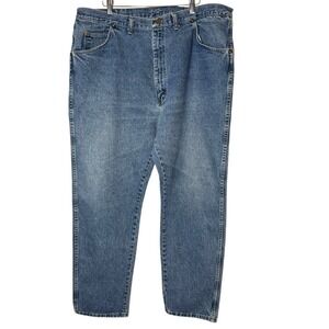 Vintage Wrangler Mens Relaxed Fit Jeans 42x30 Made In USA Denim 96501